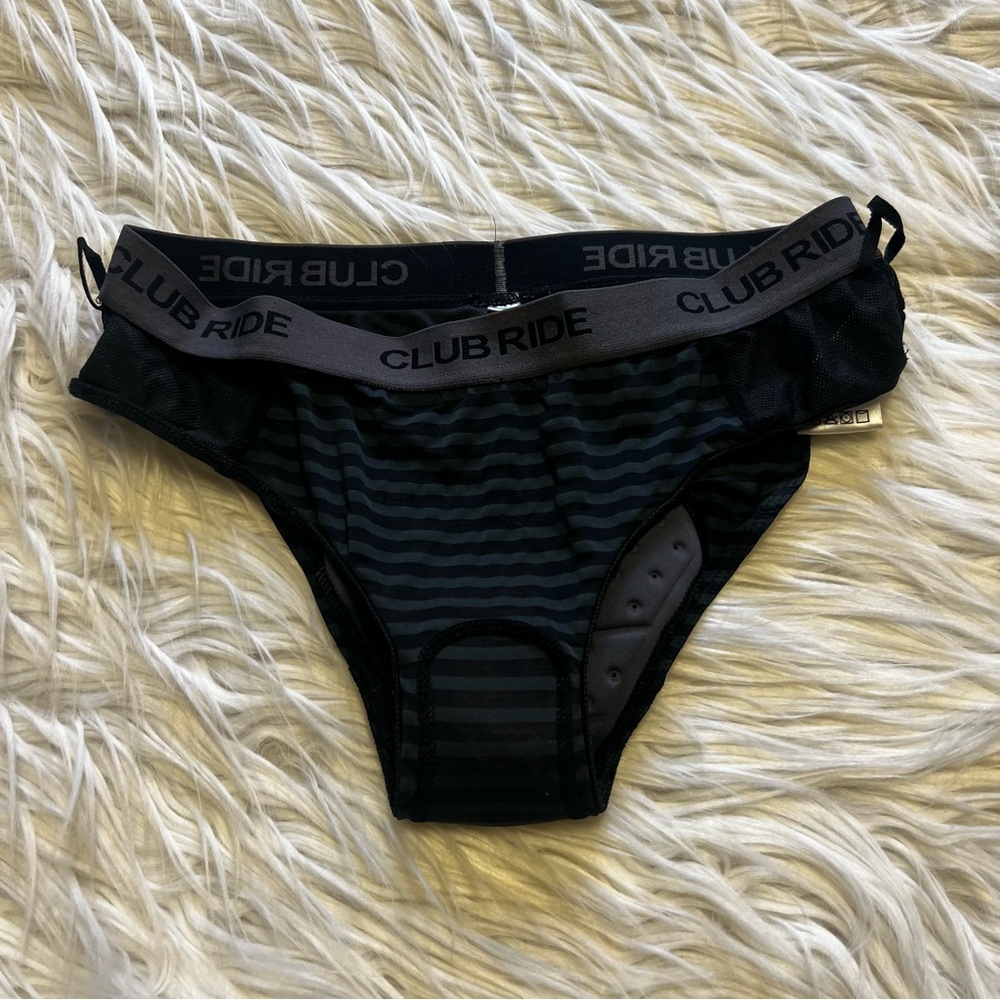 Club Ride Apparel Gray Striped Boxer Briefs